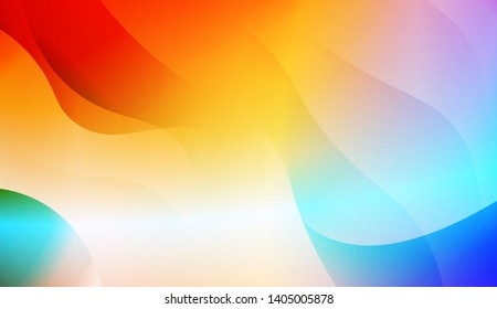 Geometric Wave Shape with Colorful Gradient Color Background Wallpaper. Vector Illustration