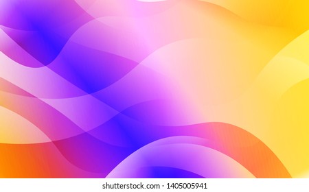 Geometric Wave Shape with Colorful Gradient Color Background Wallpaper. Vector Illustration