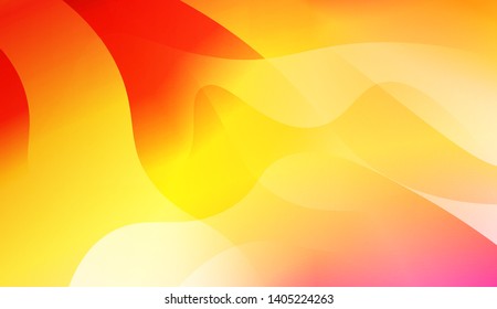 Geometric Wave Shape with Colorful Gradient Color Background Wallpaper. Vector Illustration