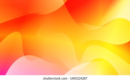 Geometric Wave Shape with Colorful Gradient Color Background Wallpaper. Vector Illustration