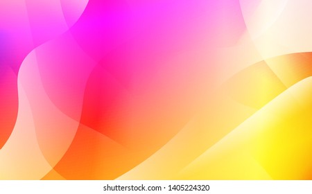 Geometric Wave Shape with Colorful Gradient Color Background Wallpaper. Vector Illustration