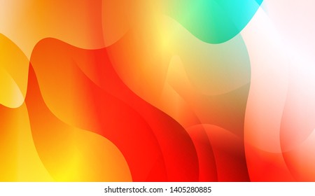 Geometric Wave Shape with Colorful Gradient Color Background Wallpaper. Vector Illustration