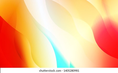 Geometric Wave Shape with Colorful Gradient Color Background Wallpaper. Vector Illustration