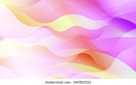 Geometric Wave Shape with Colorful Gradient Color Background Wallpaper. Vector Illustration