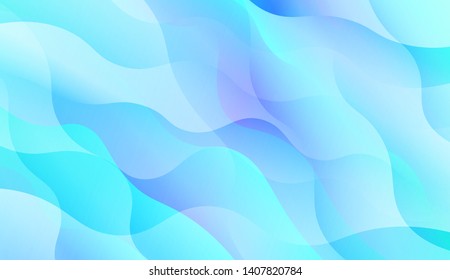 Geometric Wave Shape with Colorful Gradient Color Background Wallpaper. Vector Illustration