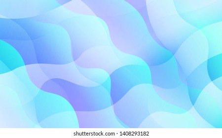 Geometric Wave Shape with Colorful Gradient Color Background Wallpaper. Vector Illustration