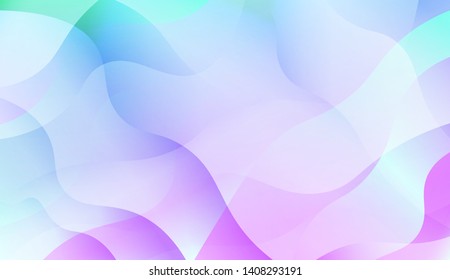 Geometric Wave Shape with Colorful Gradient Color Background Wallpaper. Vector Illustration