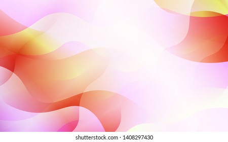 Geometric Wave Shape with Colorful Gradient Color Background Wallpaper. Vector Illustration