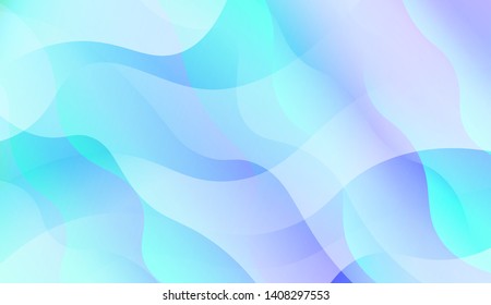 Geometric Wave Shape with Colorful Gradient Color Background Wallpaper. Vector Illustration