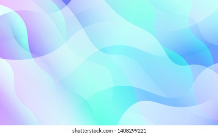 Geometric Wave Shape with Colorful Gradient Color Background Wallpaper. Vector Illustration