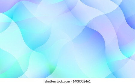 Geometric Wave Shape with Colorful Gradient Color Background Wallpaper. Vector Illustration