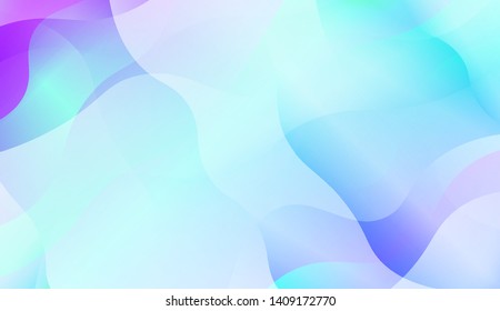 Geometric Wave Shape with Colorful Gradient Color Background Wallpaper. Vector Illustration