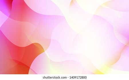 Geometric Wave Shape with Colorful Gradient Color Background Wallpaper. Vector Illustration