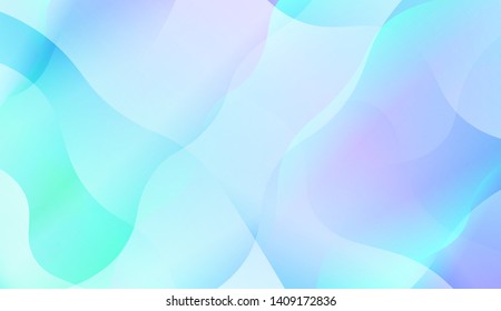 Geometric Wave Shape with Colorful Gradient Color Background Wallpaper. Vector Illustration