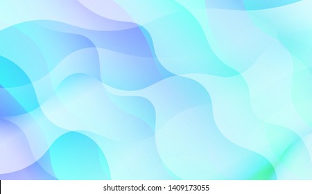Geometric Wave Shape with Colorful Gradient Color Background Wallpaper. Vector Illustration