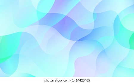 Geometric Wave Shape with Colorful Gradient Color Background Wallpaper. Vector Illustration