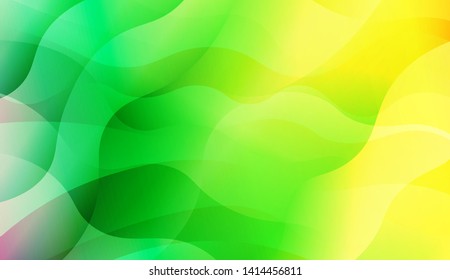 Geometric Wave Shape with Colorful Gradient Color Background Wallpaper. Vector Illustration