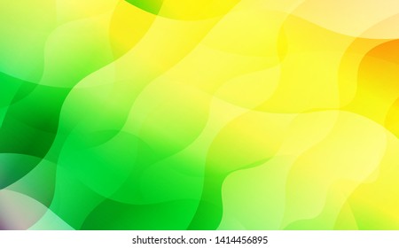 Geometric Wave Shape with Colorful Gradient Color Background Wallpaper. Vector Illustration