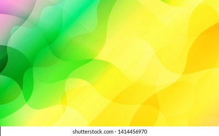 Geometric Wave Shape with Colorful Gradient Color Background Wallpaper. Vector Illustration