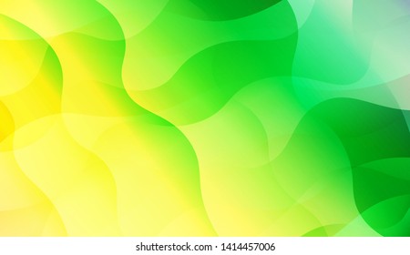 Geometric Wave Shape with Colorful Gradient Color Background Wallpaper. Vector Illustration