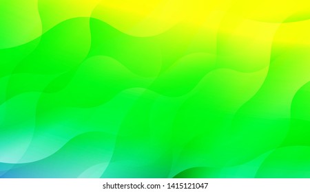 Geometric Wave Shape with Colorful Gradient Color Background Wallpaper. Vector Illustration