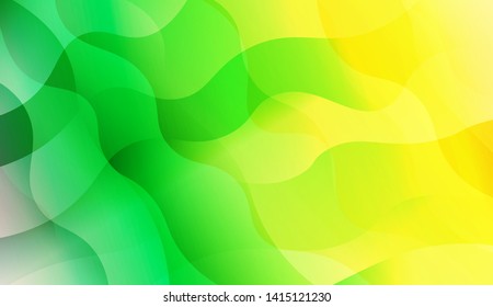 Geometric Wave Shape with Colorful Gradient Color Background Wallpaper. Vector Illustration