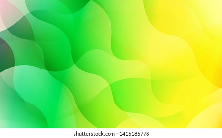 Geometric Wave Shape with Colorful Gradient Color Background Wallpaper. Vector Illustration
