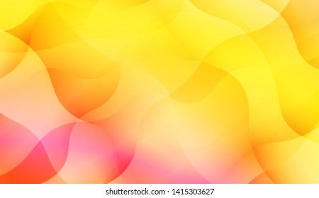 Geometric Wave Shape with Colorful Gradient Color Background Wallpaper. Vector Illustration