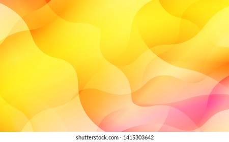Geometric Wave Shape with Colorful Gradient Color Background Wallpaper. Vector Illustration