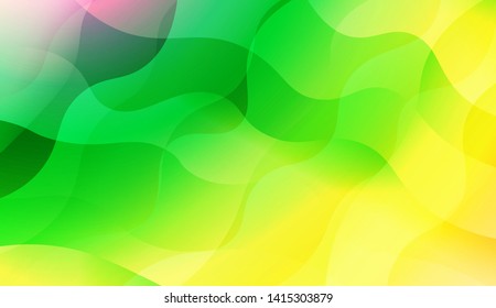 Geometric Wave Shape with Colorful Gradient Color Background Wallpaper. Vector Illustration
