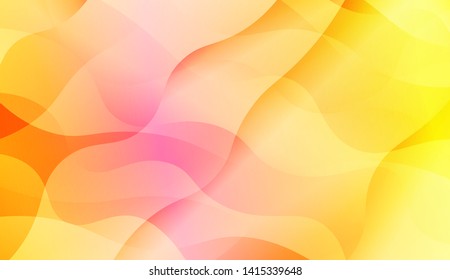 Geometric Wave Shape with Colorful Gradient Color Background Wallpaper. Vector Illustration