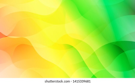 Geometric Wave Shape with Colorful Gradient Color Background Wallpaper. Vector Illustration