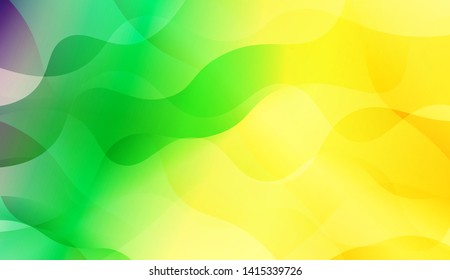 Geometric Wave Shape with Colorful Gradient Color Background Wallpaper. Vector Illustration