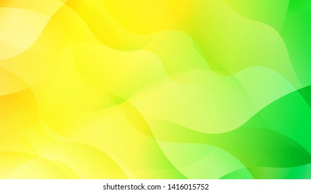 Geometric Wave Shape with Colorful Gradient Color Background Wallpaper. Vector Illustration