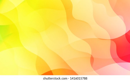 Geometric Wave Shape with Colorful Gradient Color Background Wallpaper. Vector Illustration