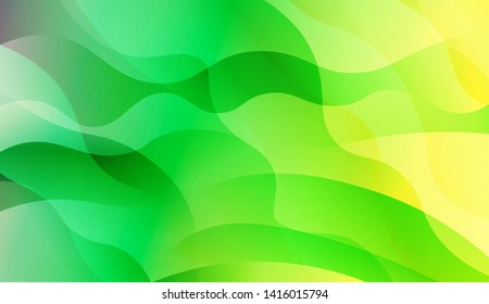 Geometric Wave Shape with Colorful Gradient Color Background Wallpaper. Vector Illustration