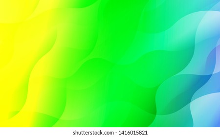 Geometric Wave Shape with Colorful Gradient Color Background Wallpaper. Vector Illustration