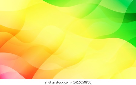 Geometric Wave Shape with Colorful Gradient Color Background Wallpaper. Vector Illustration