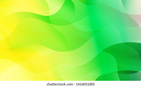 Geometric Wave Shape with Colorful Gradient Color Background Wallpaper. Vector Illustration