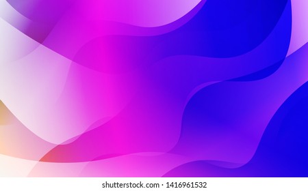 Geometric Wave Shape with Colorful Gradient Color Background Wallpaper. Vector Illustration