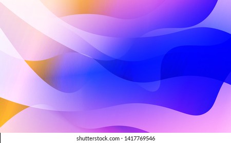 Geometric Wave Shape with Colorful Gradient Color Background Wallpaper. Vector Illustration