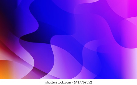 Geometric Wave Shape with Colorful Gradient Color Background Wallpaper. Vector Illustration