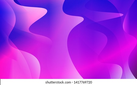 Geometric Wave Shape with Colorful Gradient Color Background Wallpaper. Vector Illustration