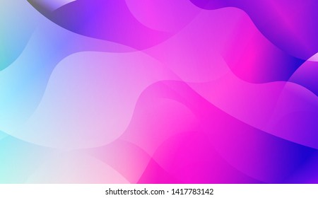 Geometric Wave Shape with Colorful Gradient Color Background Wallpaper. Vector Illustration