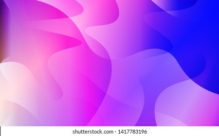 Geometric Wave Shape with Colorful Gradient Color Background Wallpaper. Vector Illustration