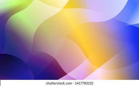 Geometric Wave Shape with Colorful Gradient Color Background Wallpaper. Vector Illustration