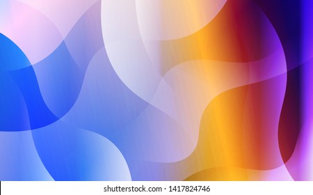 Geometric Wave Shape with Colorful Gradient Color Background Wallpaper. Vector Illustration