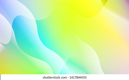 Geometric Wave Shape with Colorful Gradient Color Background Wallpaper. Vector Illustration