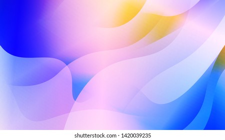 Geometric Wave Shape with Colorful Gradient Color Background Wallpaper. Vector Illustration