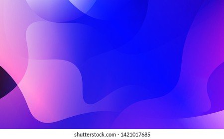 Geometric Wave Shape with Colorful Gradient Color Background Wallpaper. Vector Illustration